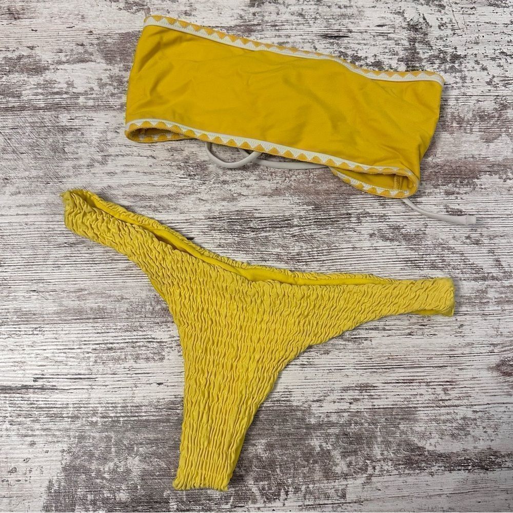 Zaful Yellow Bikini Set
